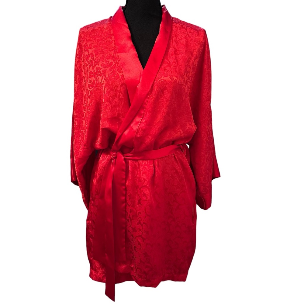 Vintage Gold‎ Label Victoria's Secret Red Robe One Size (OS)